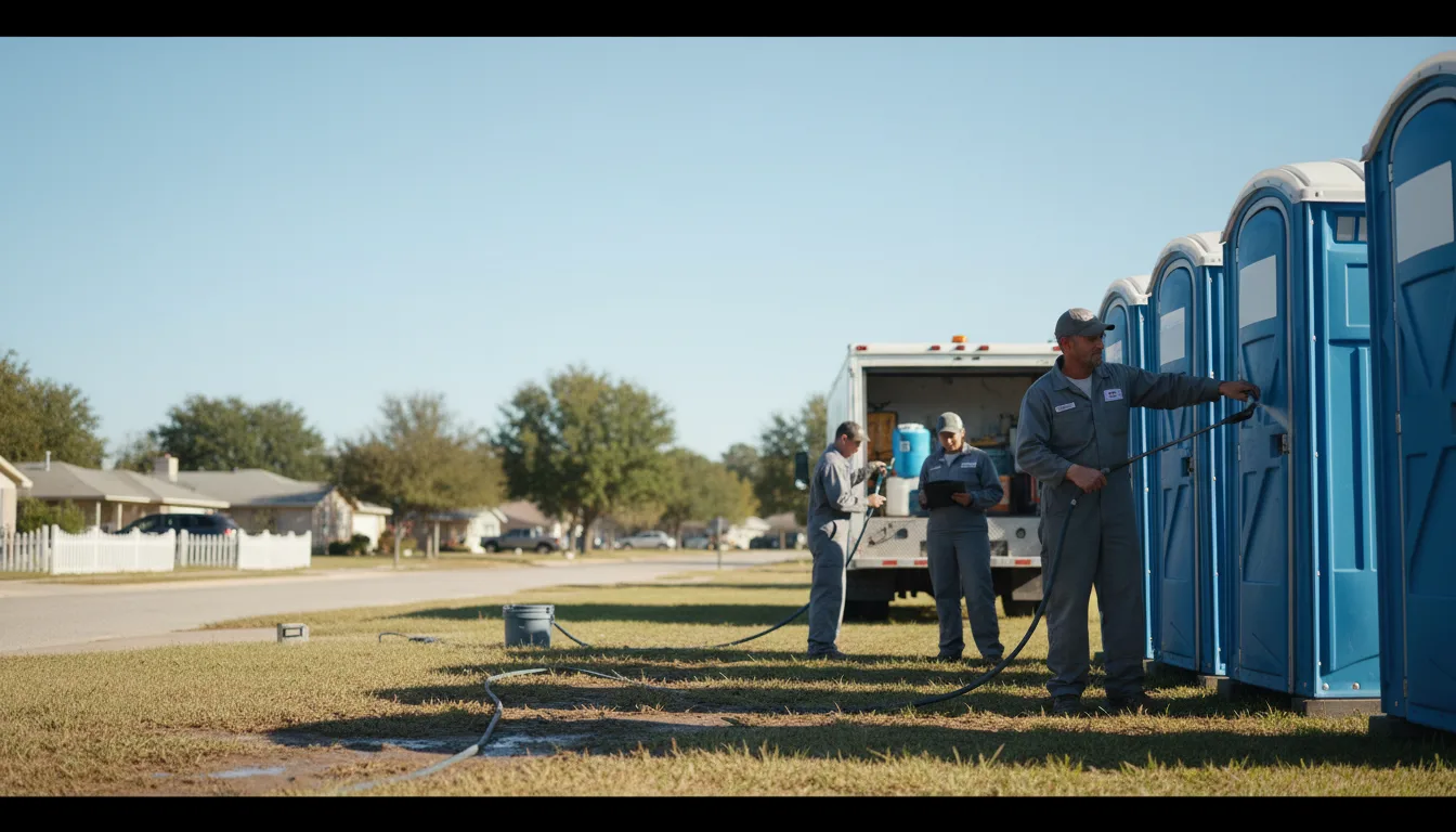 Long-Term Portable Toilet Rental in Spurger, TX near me